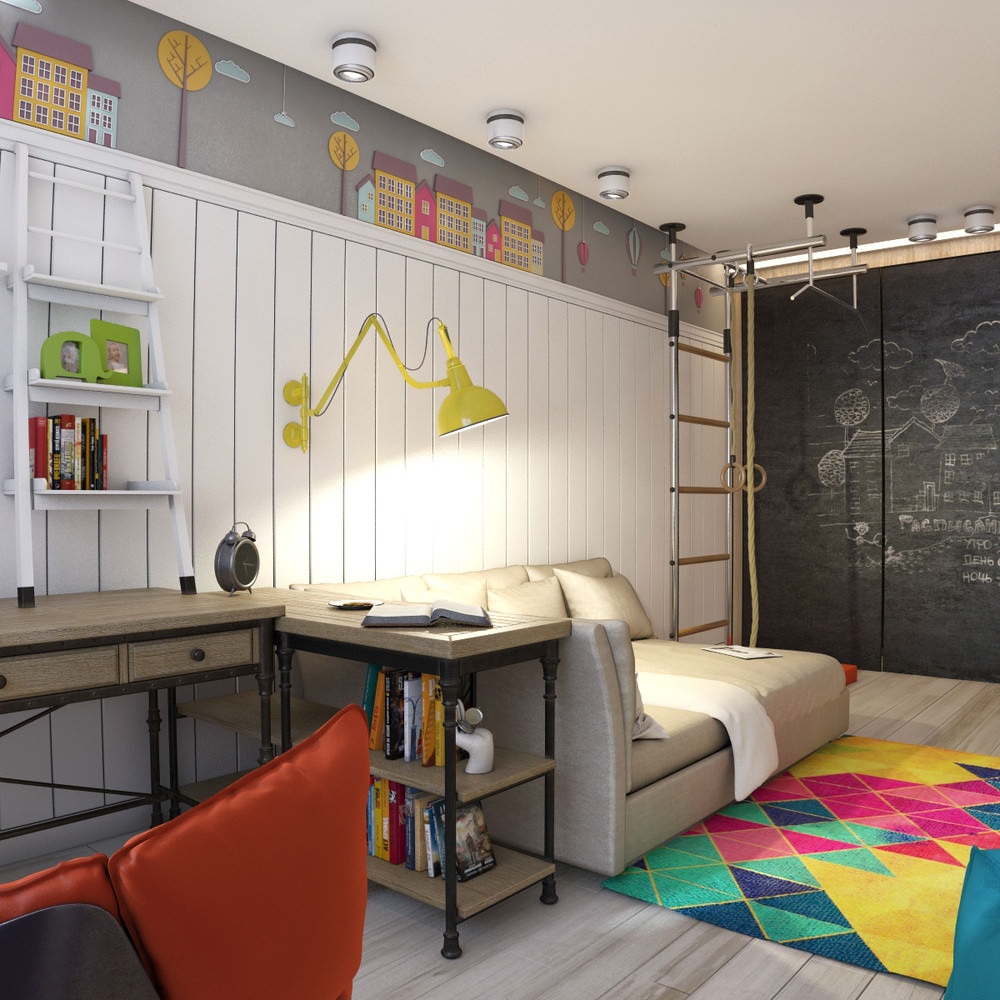 Дизайн комнаты для мальчика-подростка (180 фото): современные идеи интерьера