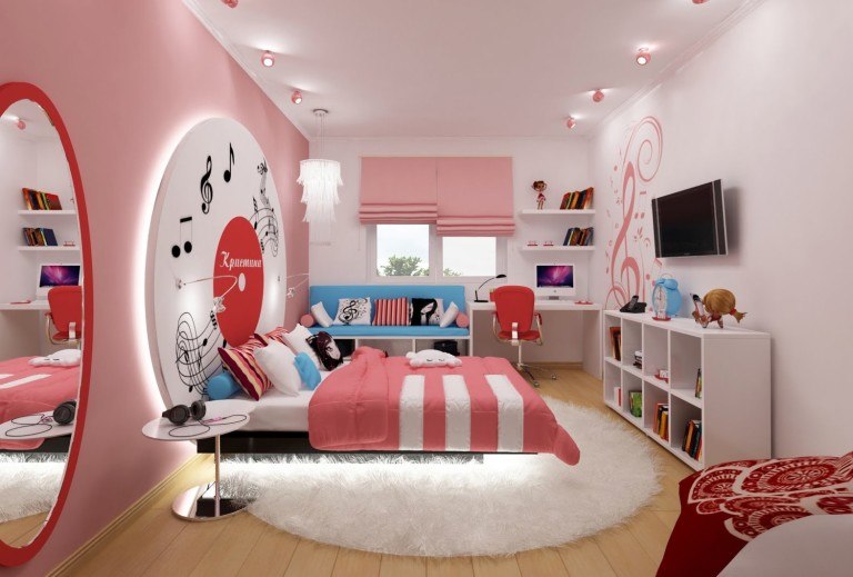 Комната для девочки-подростка 7-15 лет: 410 реальных фото идей дизайна