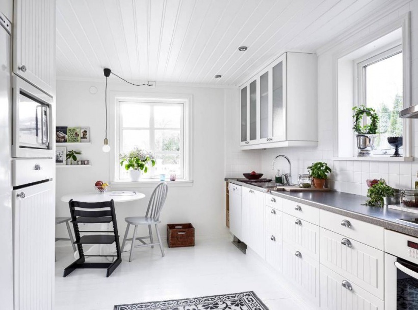 кухня в скандинавском стиле фото интерьер