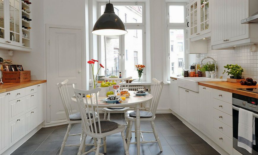 Пример кухни в скандинавском стиле-12