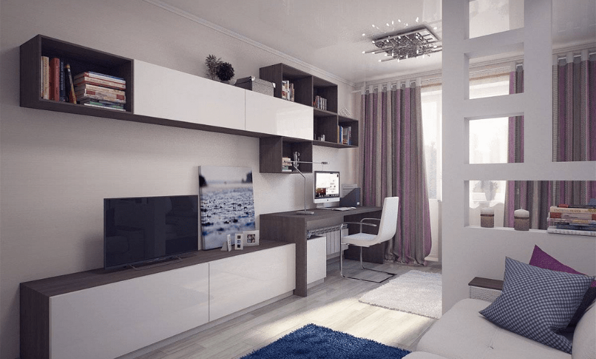 Модульная мебель для однокомнатной квартиры