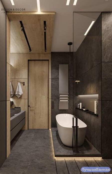 Дизайн ванной комнаты 2022 (450+ реальных фото): модные идеи интерьера