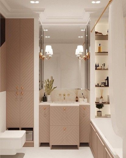 Мебель для ванной: (290 фото) идеи дизайна, размещение мебели