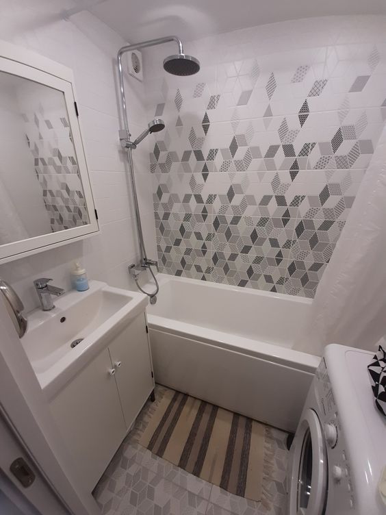 Дизайн ванной комнаты 4 кв.м. 2023: 150+ фото лучших идей