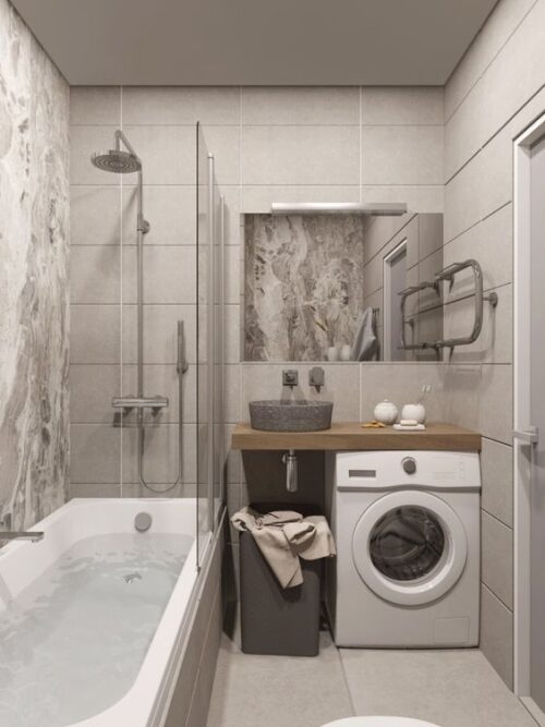 Натяжной потолок в ванной: плюсы и минусы (+125 фото идеи)