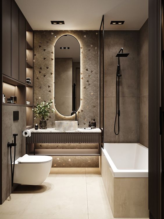 Дизайн ванной комнаты 4 кв.м. 2022: 150+ фото лучших идей
