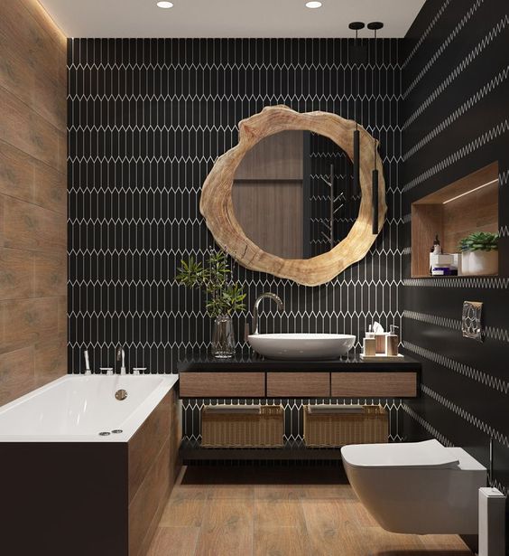 Дизайн современной ванны (280+ фото): лучшие идеи интерьера 2023